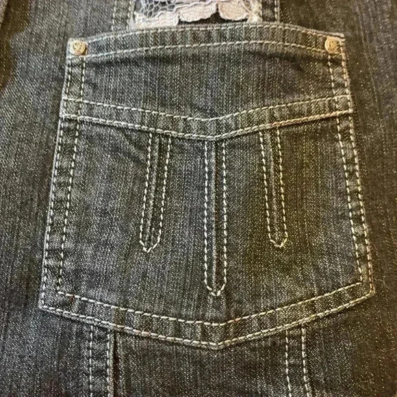 Spoon Me Creations unique, one of a kind denim blazer with embellishments - Picture 8 of 8